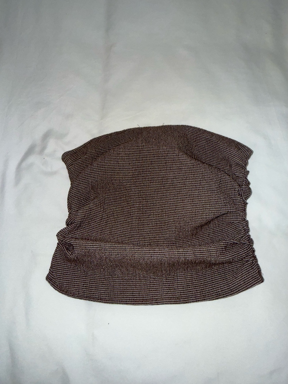 Zara Brown Textured Knit Top